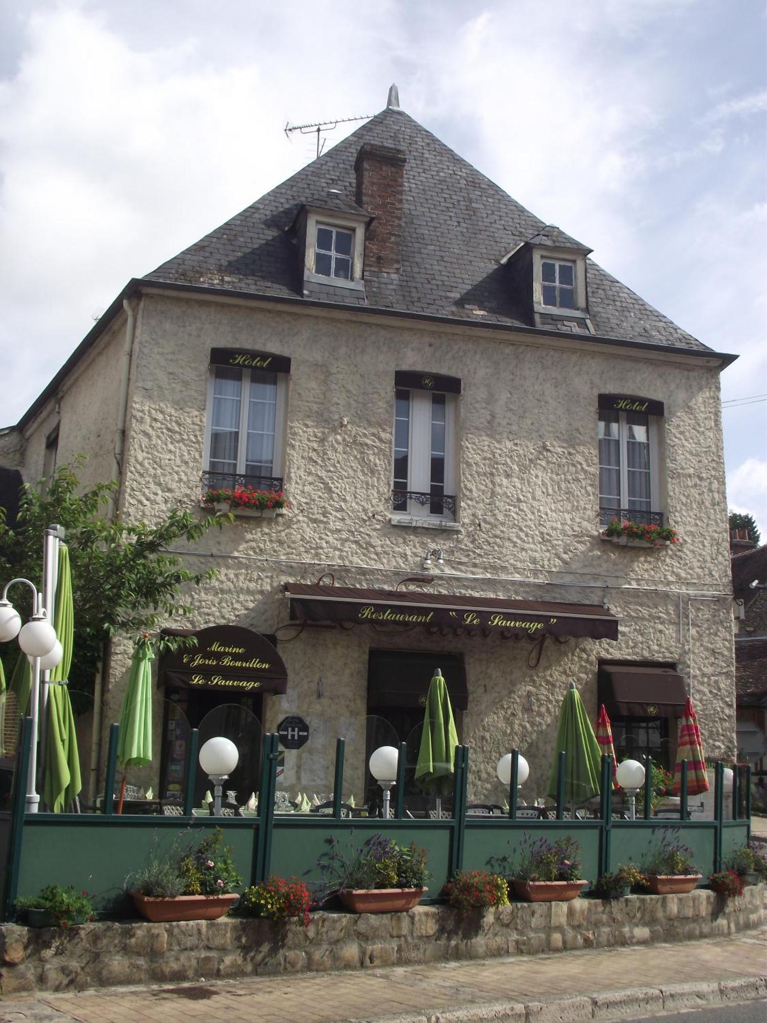 Hotel Le Sauvage Château-Renard Exterior foto
